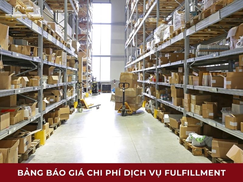 Chi phí dịch vụ fulfillment 